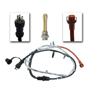OEM NEW 2011-2020 Ford F-150 Block Heater Cord Wire + Element - 5.0L DOHC V8 - Picture 1 of 2