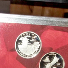 2009 S Silver Proof Puerto Rico Territory Quarter