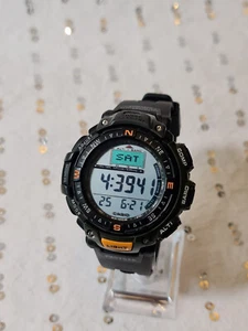 Reloj Casio Protrek PRG-40 triple sensor 'Montaña', Y2K, 2000, como nuevo. - Imagen 1 de 18