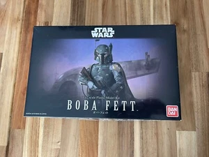 Boba Fett Bandai 1/12 Scale Plastic Model Kit Disney Star Wars Mandalorian New - Picture 1 of 7