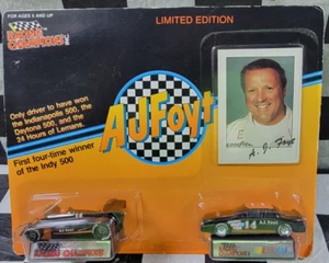 Racing Champions A.J. Foyt LE 4X Winner 2 Pack Diecast Cars Limited Ed. ~NEW~ - Picture 1 of 4