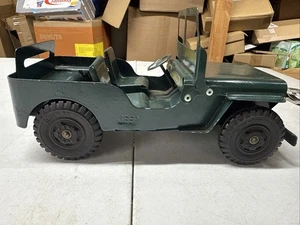 Jeep MARX LUMAR de colección, acero prensado, verde, Willy - Imagen 1 de 5