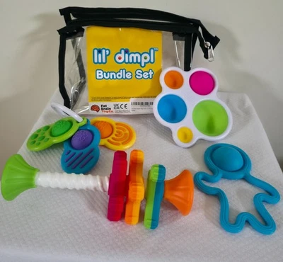 Fat Brain Toys Diaper Bag Essentials 4 Piece Baby Gift Set-Lot of 25 sets-NEW - Image 1 of 4