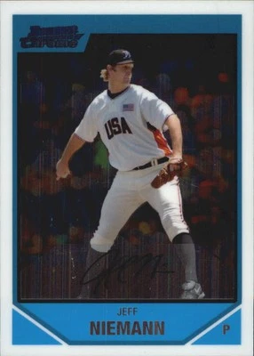 2007 Bowman Chrome Draft Future's Game Prospects #BDPP83 Jeff Niemann - BB - Image 1 of 2