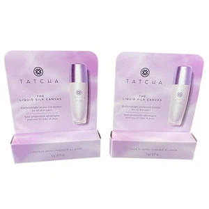 Imprimación Tatcha The Liquid Silk Canvas peso pluma mini tamaño de viaje 0,17 oz - Imagen 1 de 3