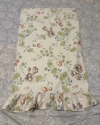 Ralph Lauren Delilah стандартная наволочка с гофрированными краями цветочный крем  - Изображение 1 из 3