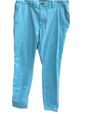 Vineyard Vines Woman’s Turquoise Pants Defect On Back Of Leg SZ 30x32 - Image 1 of 4