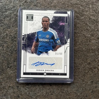 Didier Drogba Auto /99 Panini Impeccable Premier League 2023-24 Chelsea - Image 1 of 2