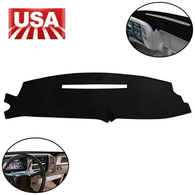 Dashmat Dash Board Cover Dashboard Mat For Chevy Suburban Tahoe 1997-99 Black Foto 1 de 4