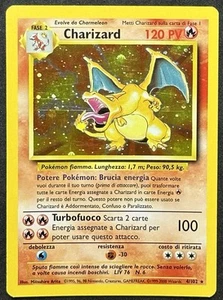 POKÉMON~CHARIZARD~4/102~SET BASE~ITA~LP- - Picture 1 of 3