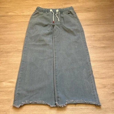 2000s Baggy Lightwash Wide-Leg Denim Jeans Y2K 28x27 - Image 1 of 4