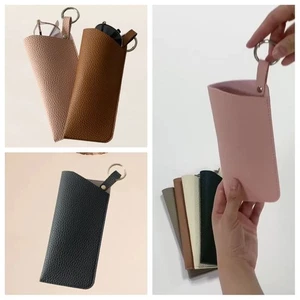 Solid Color Sunglasses Storage Bag Hanging Sunglasses Eyewear Accessories - Picture 1 of 16
