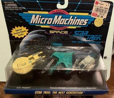 Micro Machines Star Trek The Next Generation Star Gazer, Shuttlecraft, Romulan  - Image 1 of 2
