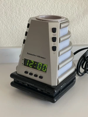 Hammacher Schlemmer Sleep Sound Therapy Alarm Clock Radio Light Nature Works! - Image 1 of 4