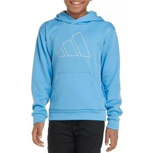 NWT adidas Boys' D4T Pullover Hoodie - Size XL (18/20) - Light Blue - Picture 1 of 5