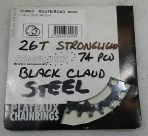 Stronglight steel chainring, 26T, 75mm PCD, BNIB - Picture 1 of 4