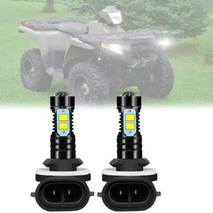 2 LED 1997 1998 1999 para Polaris Sportsman 335 400L 500 faros de haz bajo - Imagen 1 de 6