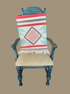 Boho Southwest Cotton Aztez Tapestry Wall Hanging 18.5" X 26" - Picture 1 of 4