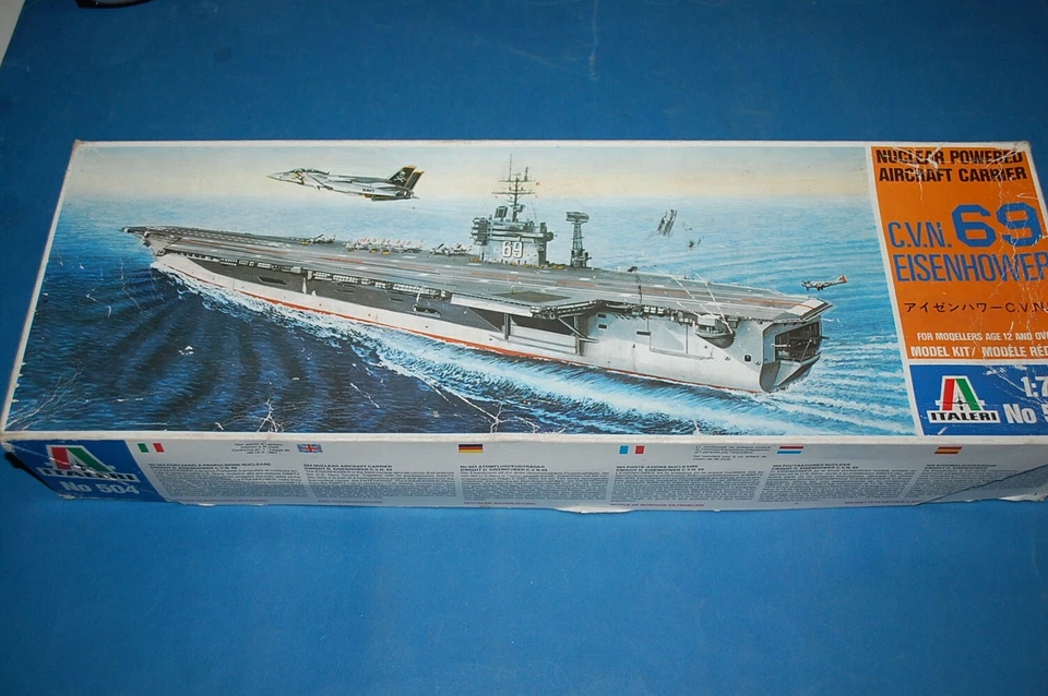 Italeri 504 - C.V.N. 69 Eisenhower scala 1/720 - Immagine 1 di 1