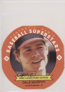 1988 Fantastic Sam's Baseball Superstars Disc Without Tab Dale Murphy #13
