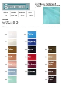 Dehnbarer Futterstoff-DIRK von Stofftreff Santi-50 cm Schritte-Meterware - Bild 1 von 30