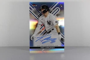 2022 TOPPS FINEST AUTO RC TREY AMBURGEY FA-TAC (BS1) - Picture 1 of 2