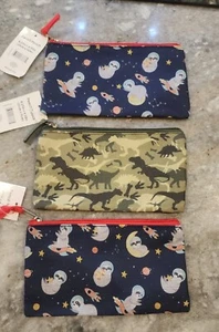 3-Pencil Case Pouch Cosmetic Bag Makeup Storage Stationery variety of color NEW* - Picture 1 of 9