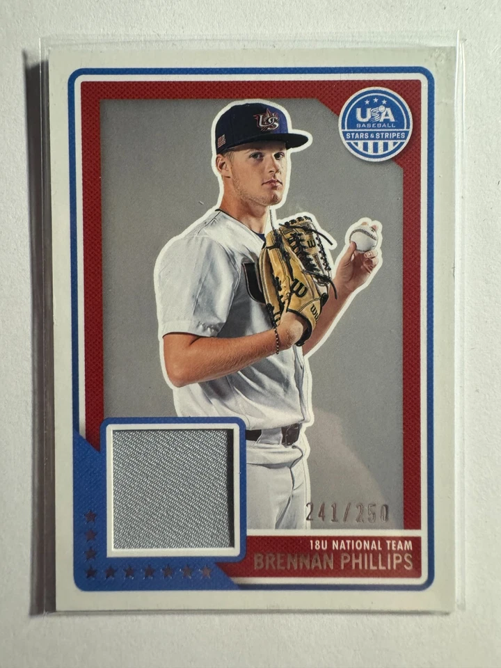K247,216 - 2023 USA Stars and Stripes USA Relic #98 Brennan Phillips #/250 - Image 1 of 1