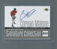 2002 UPPER DECK MINOR LEAGUE CORWIN MALONE ROOKIE AUTO WHITE SOX