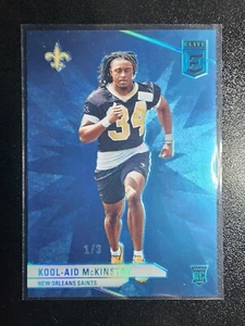 KOOL-AID MCKINSTRY 2024 Donruss Elite Football BLUE #1/3 RC NEW ORLEANS SAINTS - Picture 1 of 2