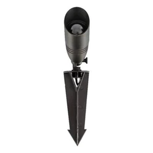 Elitco Outdoor 12V Cast Brass Spot Light 3 Inch W X 8.5 Inch H In Dark Bronze - Picture 1 of 8