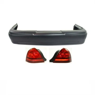 Juego de 3 kit de cubierta de parachoques trasero para Mercury Grand Marquis 2003-2011 Foto 1 de 4