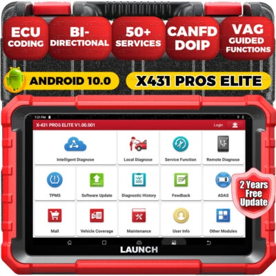 2025 LAUNCH X431 PRO Elite Valise Diagnostic Auto obd2 Scanner 37+ Service TPMS - Image 1 of 4