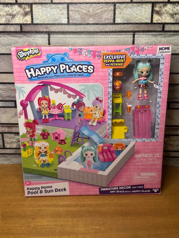 Toy-shopkins 56367 Places Happy Home Pool and Sun Deck
