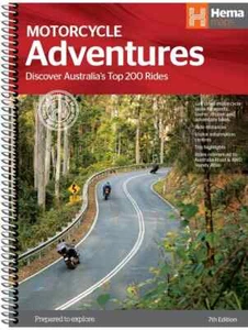 NEW HEMA AUSTRALIA MOTORCYCLE ADVENTURES +200 TOP RIDES 7th EDITION - Picture 1 of 5