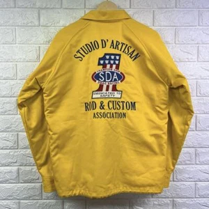 Studio D'artisan Cotton Coach Jacket 4582 Size 40 Yellow - Picture 1 of 8