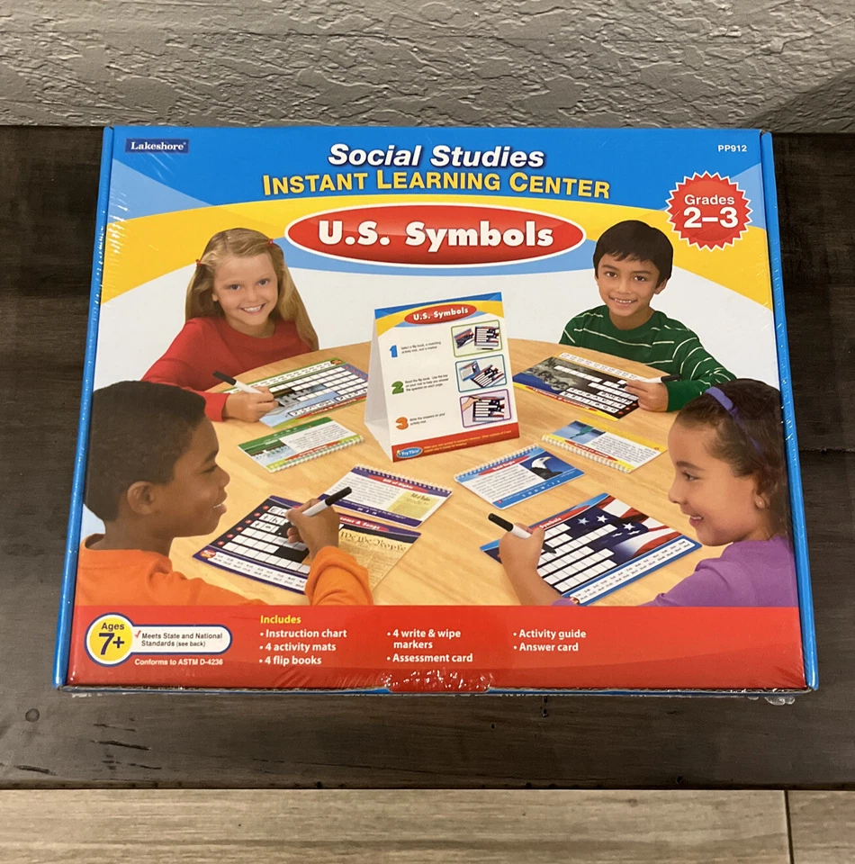 Lakeshore Instant Learn Center Social Studies Landforms & Mapping Grades 2-3