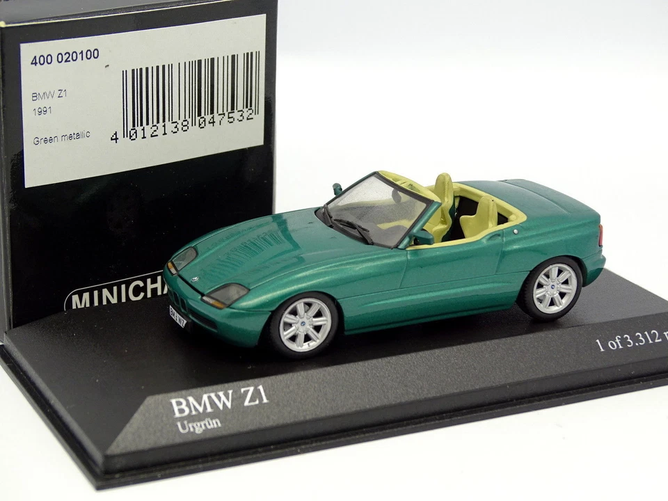 MINICHAMPS 1/43 - BMW Z1 1991 Verde - Immagine 1 di 1