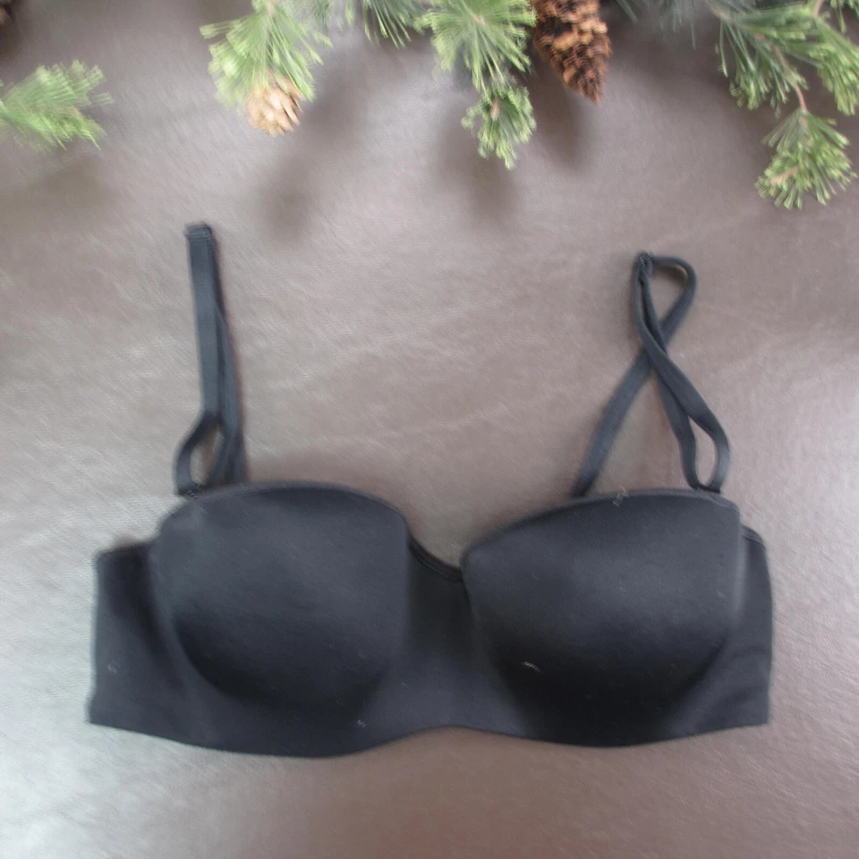 Sujetador Fashion Forms 32C Negro Acolchado Con Aros Cierre Ajustable Espalda Foto 1 de 4