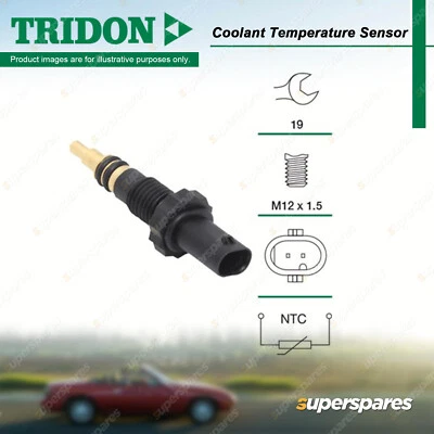 Tridon Coolant Temperature Sensor for BMW X1 E84 X3 E83 F25 X5 E70 X6 E71 E87 - image 1 of 3