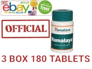 Rumalaya Himalaya OFFICIAL USA 3 Box 180 Tablets Joint Health Bones ache FRESH - Picture 1 of 4