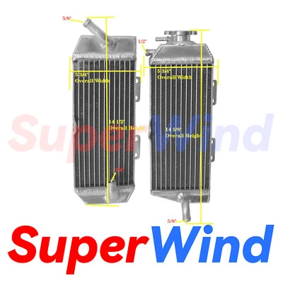 SuperWind para radiador 2000-02 Yamaha YZ426F WR426F/2003-05 YZ450F/03-06 WR450F Foto 1 de 4