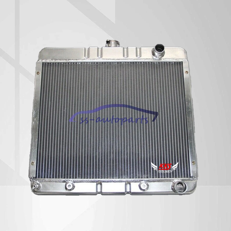 KKS527 3 Rows Stamped Radiator For 1968-73 Dodge Dart Plymouth Duster Valiant L6 Foto 1 de 4
