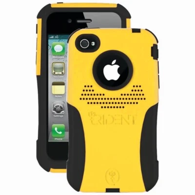 Trident Apple iPhone 4S/4 Aegis Yellow Military Grade Hybrid Dual Layer Cover - Image 1 of 4