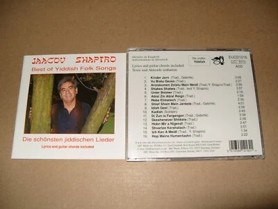 Jaacov Shapiro  Best of Yiddish Folk Songs 1993 cd +Inlays Excellent cond (C21) - Image 1 of 2