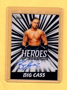 2023 LEAF BIG CASS Heroes Of Wrestling WHITE Parallel AUTOGRAPH #BA-BC1 - Picture 1 of 2