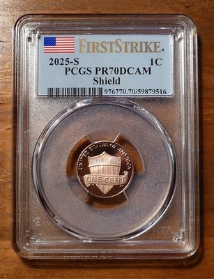 2025 S Lincoln Cent Proof ~ RARE LAST CENT ~ PCGS PR70 DCAM First Strike - Image 1 of 4