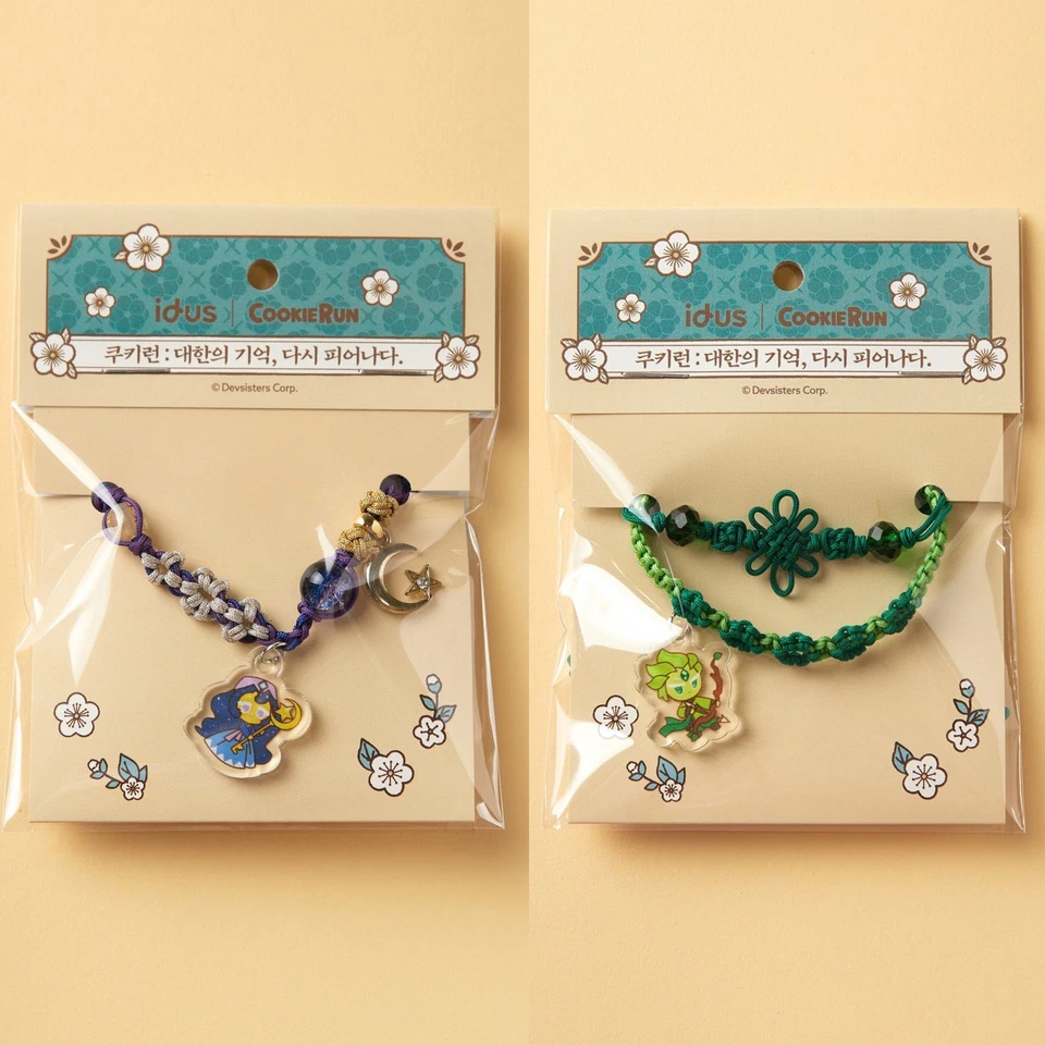 DEVSISTERS Cookie Run Handmade Korean Macrame Bracelet Wind Archer Moonlight