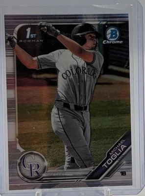 2019 Bowman Draft - Chrome Michael Toglia #BDC-64 Refractor (RC) - Image 1 of 2