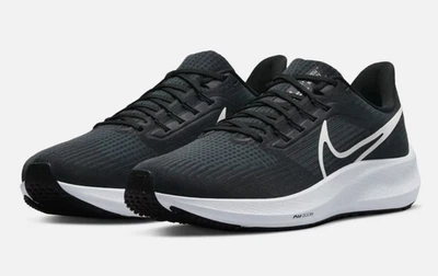 NIB Nike Air Zoom Pegasus 39 Men's Running Shoes, Black/White - Image 1 of 4